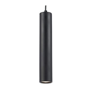 Bel Air Lighting Ameranth 1-Light Black Mini Pendant Light Fixture with Metal