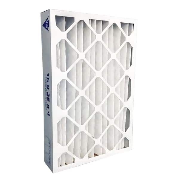 HDX 16 in. x 25 in. x 4 in. Contractor Pleated Air Filter FPR 7, MERV 8 3Pack