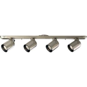 Progress Lighting 4-Light Brushed Nickel Spotlight Fixture