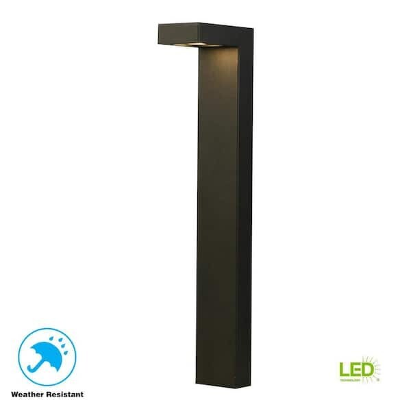 Hampton Bay Jemison 15-Watt Equivalent Low Voltage Black Integrated LED Outdoor - Image 2