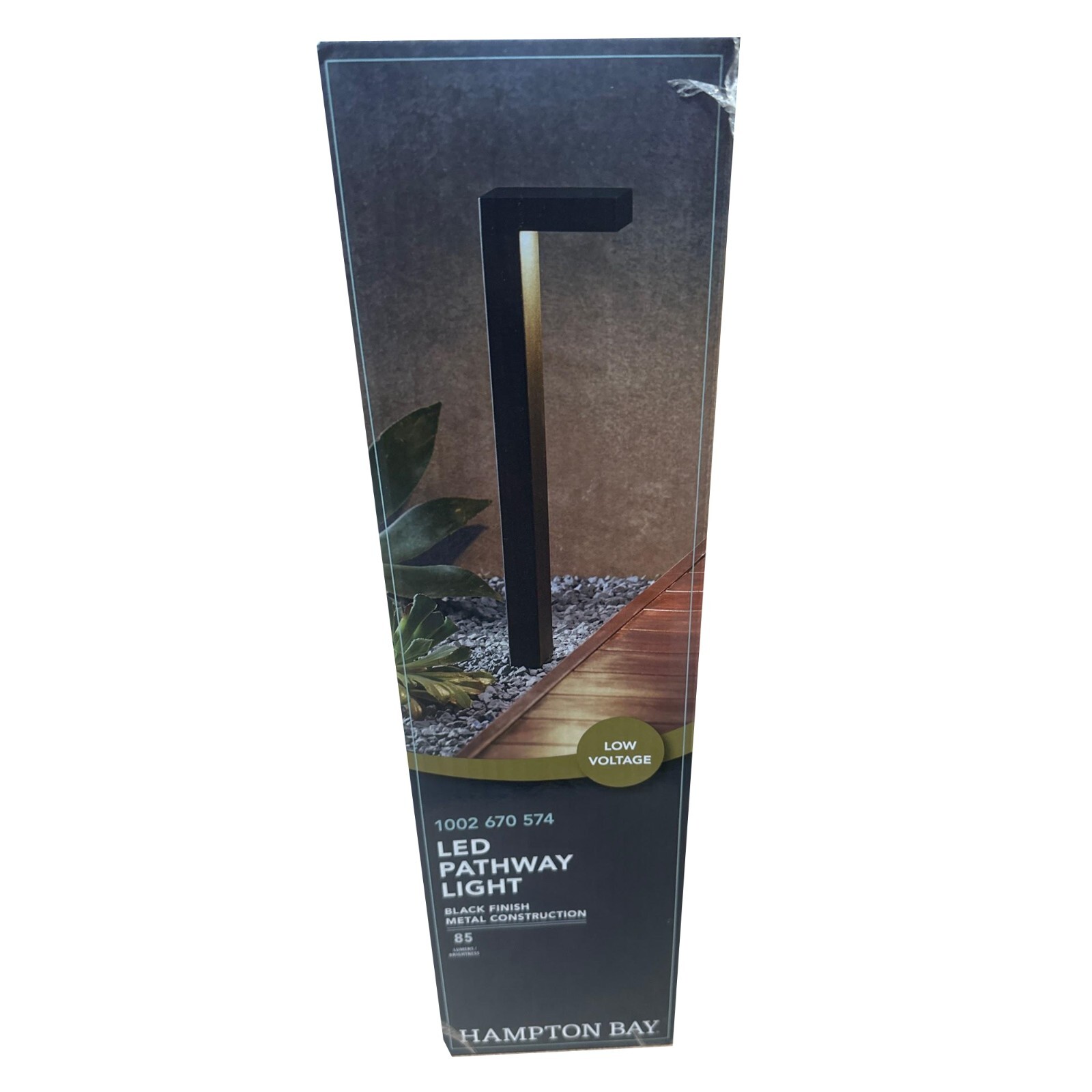 Hampton Bay Jemison 15-Watt Equivalent Low Voltage Black Integrated LED Outdoor - Image 6