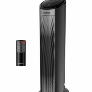 Lasko 1500W 22" Digital Ceramic Tower Space Heater with Child Lock & Remote
