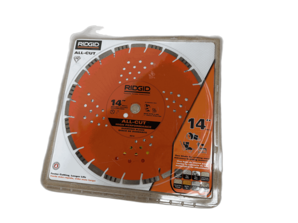 RIDGID 14 in. All-Cut Segmented Rim Diamond Saw Blade