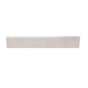 J COLLECTION 22 in. Cultured Marble Side Splash in Winter Snow (Universal)