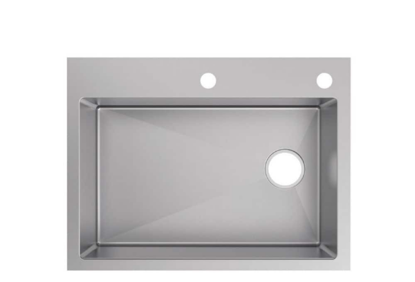 Glacier Bay Tight Radius 30" Drop-In Single Bowl Kitchen Sink NO Strainer