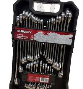 *NEW* Husky 32-Piece Combination Wrench Set & Organizer SAE & MM 1013 869 840