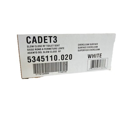 American Standard Cadet 3 Round Slow Close Front Toilet Seat in White - Image 11
