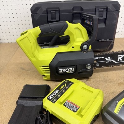 RYOBI 40V HP Brushless 12" Top Handle Battery Chainsaw w/ 4.0 Battery & Charger - Image 886