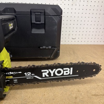 RYOBI 40V HP Brushless 12" Top Handle Battery Chainsaw w/ 4.0 Battery & Charger - Image 219