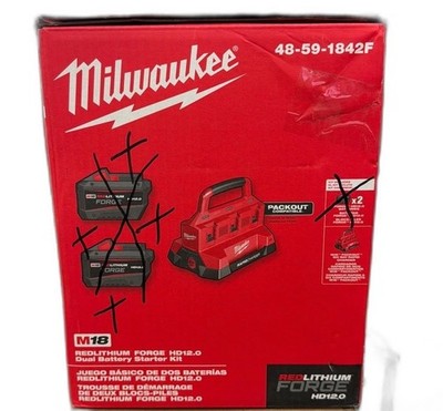 Milwaukee M18 18V LithiumIon REDLITHIUM FORGE Starter Kit TOOL ONLY NO BATTERIES