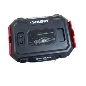 husky 12-volt inflator with auto shut-off