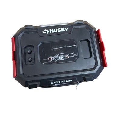 husky 12-volt inflator with auto shut-off