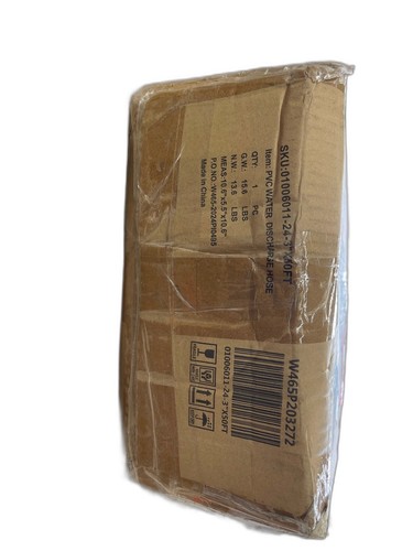 cadeninc Backwash Hose 3" x 50' Heavy Duty Blue PVC Water Discharge Pump Hose - Image 25