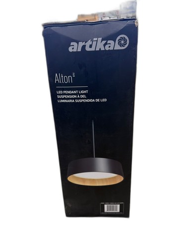 Artika Alton 43W LED Black 5 CCT Modern Hanging Pendant Chandelier Fixture - Image 10