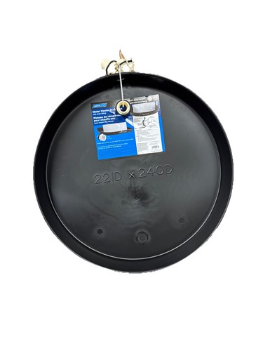 CAMCO Plastic Water Heater Drain Pan with CPVC Fitting 22-Inch (6 PACK)