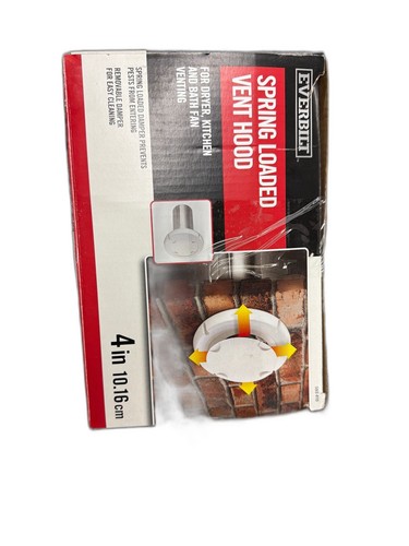 Everbilt 4 in. Spring Loaded Exhaust Hood in White - Image 7
