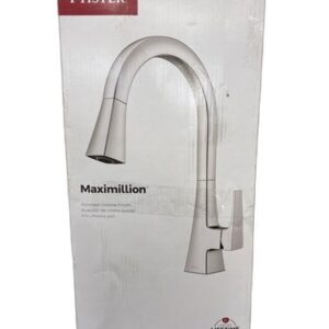 Pfister Maximillion 15.1875" H Pull Down Sprayer Kitchen Faucet Polished Chrome