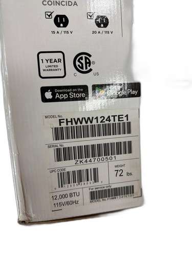 Frigidaire 12,000 BTU Window Air Conditioner 550 sq. ft. WiFi Remote White 115V - Image 20