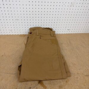 Milwaukee Men's 38x32 Khaki Cotton/Polyester/Spandex Flex Work Pants 6 Pockets