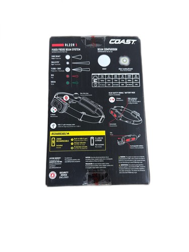 Coast RL22R 1000 Lumens Rechargeable Battery LED Power Headlamp - Image 13