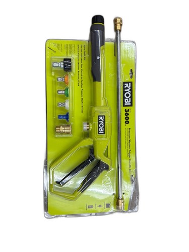 RYOBI Pressure Washer Trigger Handle Kit, Quick-Connect, Nozzles, 3600 PSI