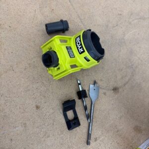 RYOBI Wood Door Lock Installation Kit, Wood Hole Saw, Spade Bit, Pilot Bit