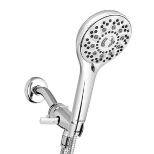 Waterpik PowerPulse 8-Spray Wall Mount Handheld Shower Head 1.8 GPM in Chrome