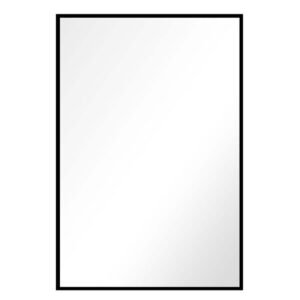 Home Decorators 26" W x 38" H Polystyrene Framed Bathroom Mirror Black