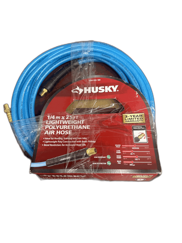 Husky 1/4 in. x 25 ft. Poly Air Hose - Image 5