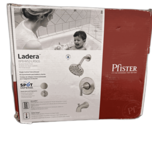 Pfister Ladera Tub and Shower Faucet Spot Defense Brushed Nickel w/ Valve