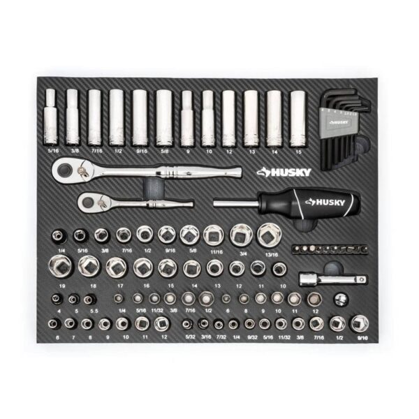 Husky Mechanics Tool Set in EVA Foam (94-Piece)