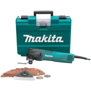 Makita 3 Amp Corded Variable Speed Oscillating Multi-Tool Kit, Hard Case