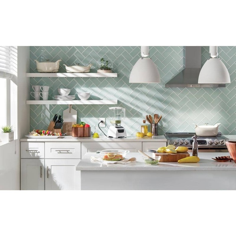 inPlace 47.3 in. W x 10.2 in. D x 2 in. H White MDF Floating Wall Shelf - Image 3