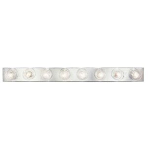 Progress Lighting Broadway 8-Light Polished Chrome Traditional Bath Vanity Light