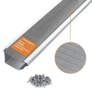 Gutterglove 3 ft. L x 5.5 in. W Stainless Steel Micro-Mesh Gutter Guard