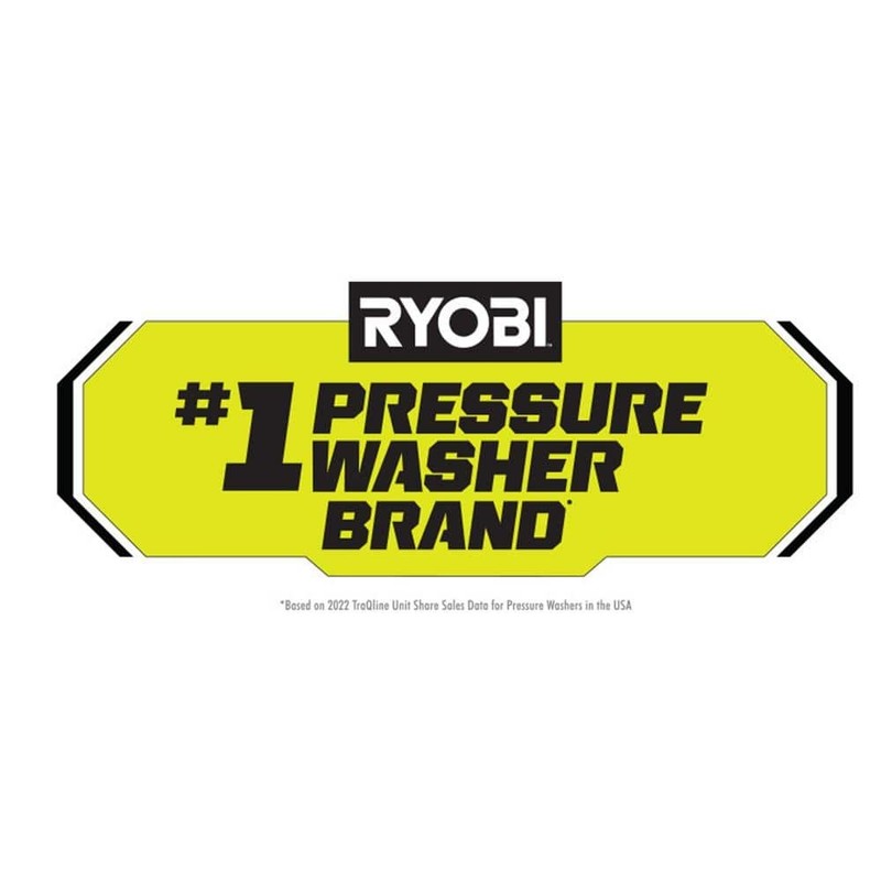 RYOBI 1800 PSI 1.2 GPM Cold Water Corded Electric Pressure Washer - Image 16