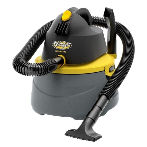 Stinger 2 Gal. 2.5 Peak HP Wet Dry Vacuum with Filter Bag, Hose, Nozzles