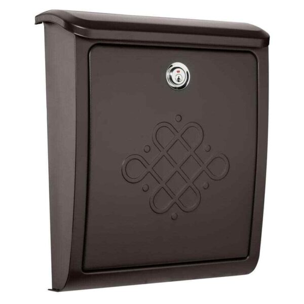 Architectural Mailboxes Bordeaux Rubbed Bronze Medium Steel Locking Wall Mount
