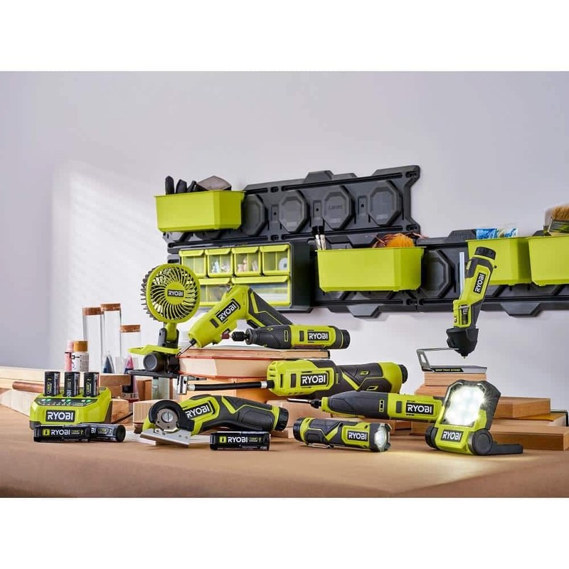 RYOBI USB Lithium Starter Kit with (2) 2.0 Ah Batteries and 3-Port Charger - Image 5