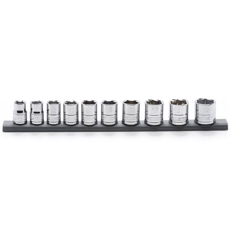 Husky 3/8 in. Drive Standard Metric Socket Set (10-Piece) - Image 7