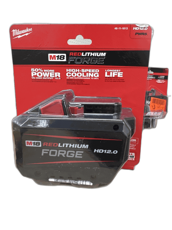 Milwaukee M18 18V Lithium-Ion REDLITHIUM FORGE HD 12.0 Ah Battery Pack