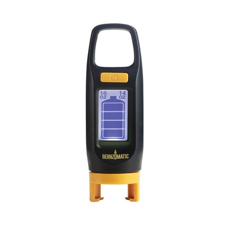 Bernzomatic Digital Fuel Gauge for Propane Gas and MAP-Pro Gas Cylinder