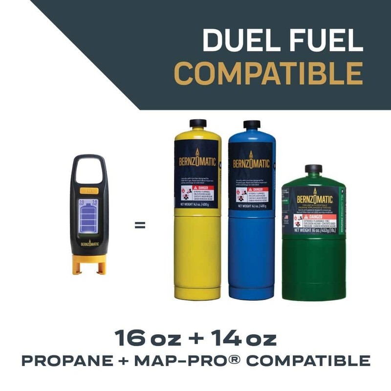 Bernzomatic Digital Fuel Gauge for Propane Gas and MAP-Pro Gas Cylinder - Image 3