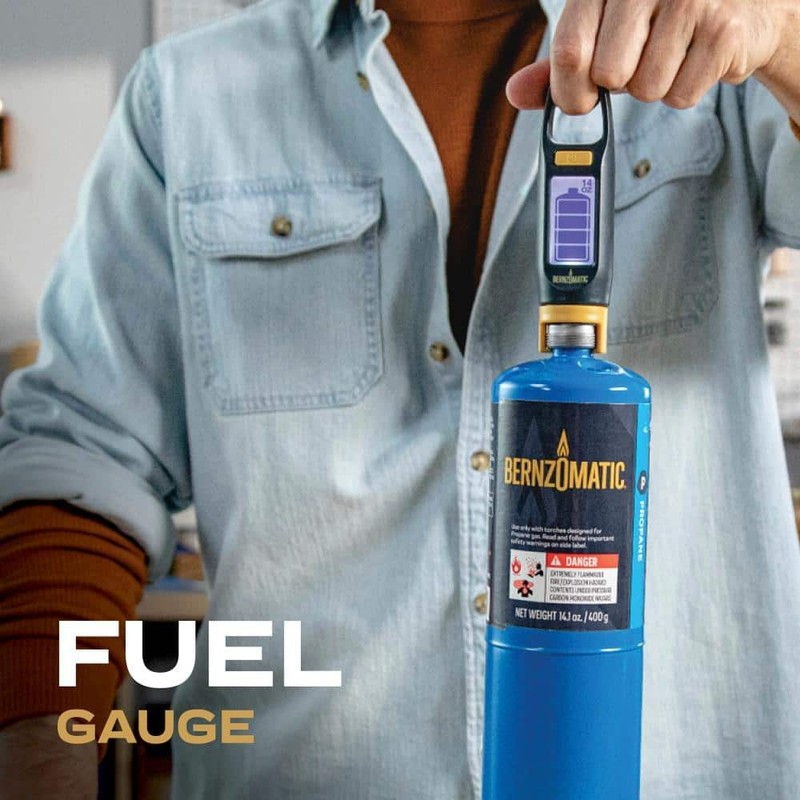Bernzomatic Digital Fuel Gauge for Propane Gas and MAP-Pro Gas Cylinder - Image 6
