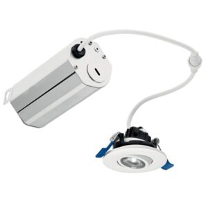 KICHLER LED 2 in. Round Mini Canless Recessed Light Gimbal White 2700K (1-Pack)