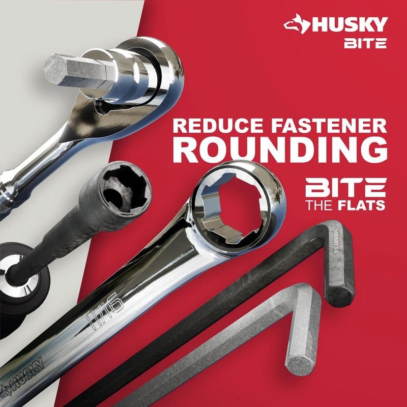 Husky BITE Metric Impact Ready Nut Driver Set with Cushion-Grip Handle(10-Piece) - Image 10