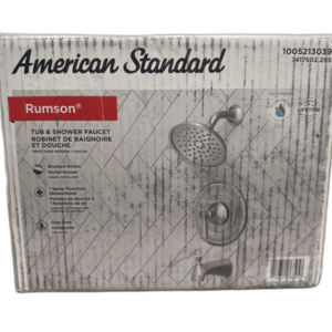 American Standard Rumson Tub and Shower Faucet Brushed Nickel w/ Valve
