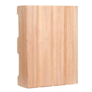 CRAFTMADE Wired 2-Note Doorbell Chime, Single-Note, Unfinished Oak