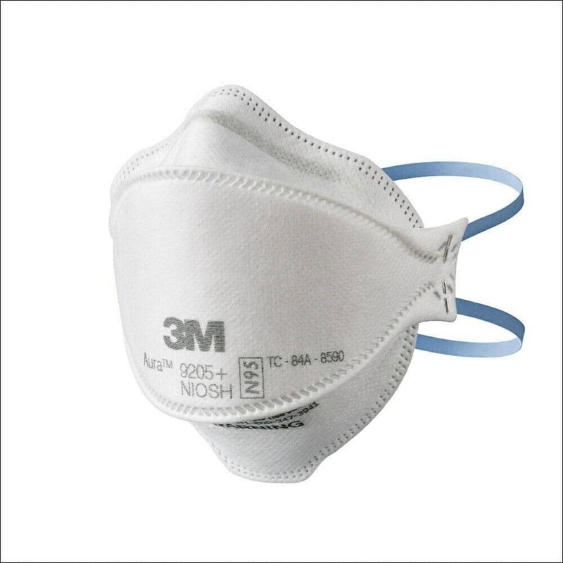 3M 9205+ N95 Aura Particulate Disposable Respirator Foldable (10-Pack) - Image 8