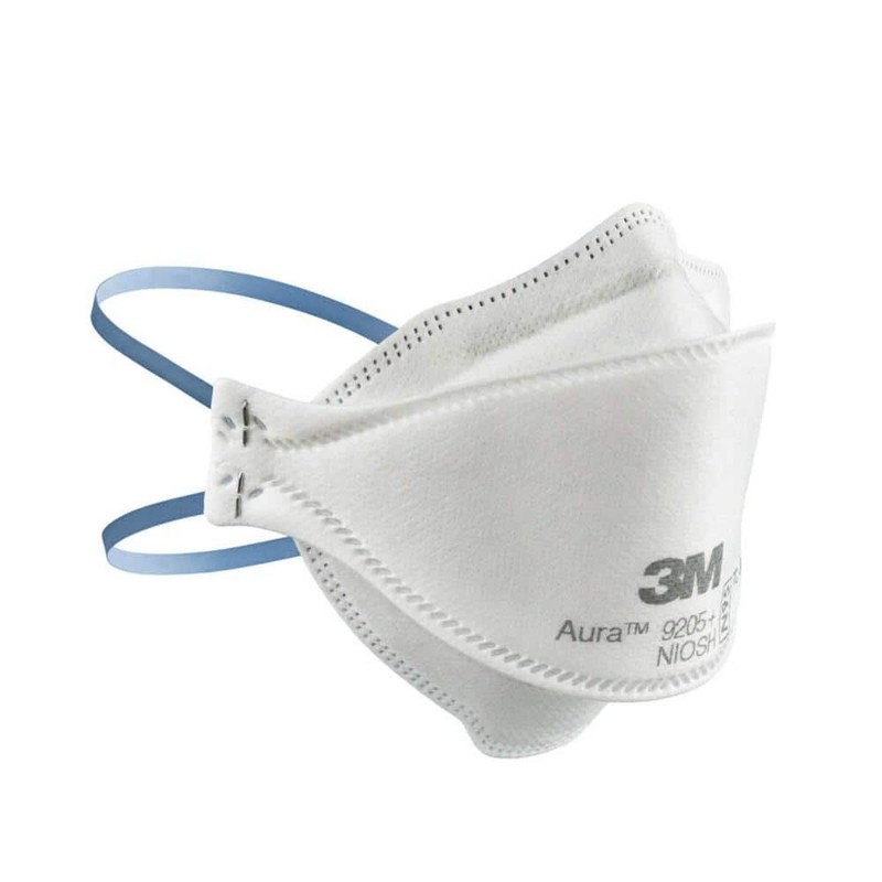 3M 9205+ N95 Aura Particulate Disposable Respirator Foldable (10-Pack) - Image 9